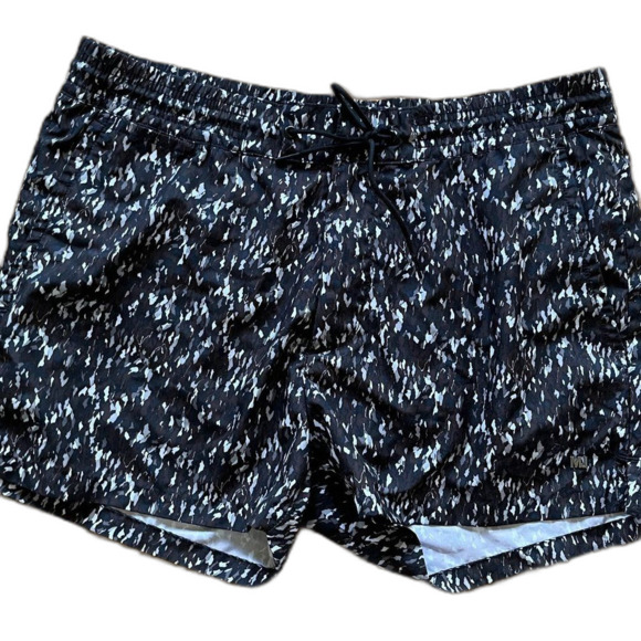 Marc By Marc Jacobs Black Speckled Bathing Suit Swim Trunks Shorts  Mens Size L - Picture 1 of 7